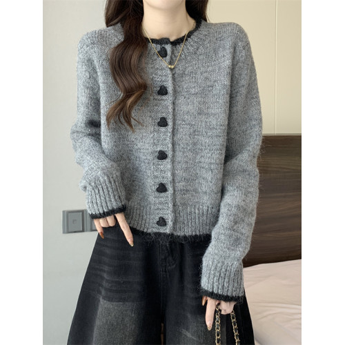 外穿短款毛衣女秋冬2025新款針織開衫外套小個子內搭打底衫小上衣 外穿短款毛衣女秋冬2025新款針織開衫外套小個子內搭打底衫小上衣