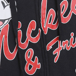 春秋季卡通字母印花連帽拉鍊衛衣女士薄絨寬松舒適帽衫外套潮