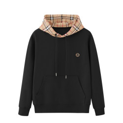 格子款連帽衛衣男女同款