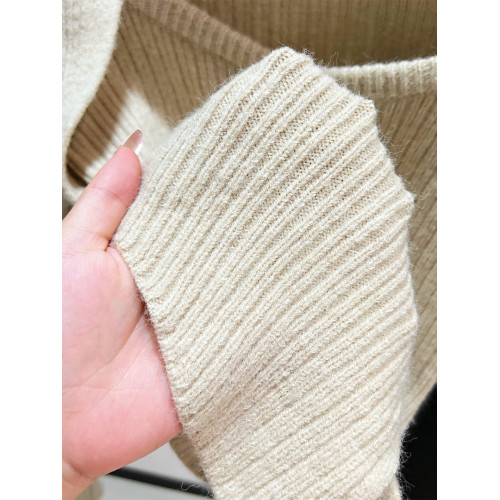 復古灰色蝴蝶結方領針織衫毛衣女秋冬季修身打底衫女內搭針織上衣