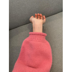 韓系chic軟糯氣質開春上衣女寬松慵懶風別致穿搭針織開衫毛衣外套