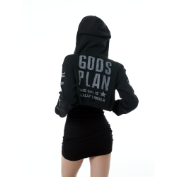 Gods plan*上帝計劃原創暗黑輕亞運動休閒長袖衛衣修身套裝辣妹女