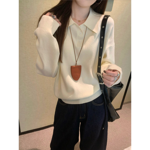 SIXIU 2025秋冬新款 羊毛混紡 針織衫上衣女設計寬松百搭顯瘦毛衣