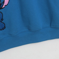 卡通動漫毛巾綉字母印花圓領長袖加絨寬松顯瘦保暖衛衣上衣