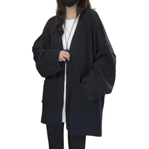 慵懶風毛衣外套女秋冬2025新款大碼胖MM韓系寬松顯瘦針織開衫上衣 慵懶風毛衣外套女秋冬2025新款大碼胖MM韓系寬松顯瘦針織開衫上衣