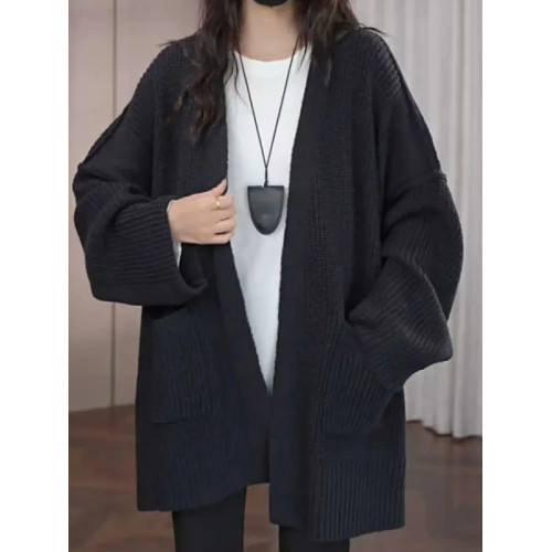 慵懶風毛衣外套女秋冬2025新款大碼胖MM韓系寬松顯瘦針織開衫上衣 慵懶風毛衣外套女秋冬2025新款大碼胖MM韓系寬松顯瘦針織開衫上衣