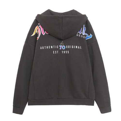 樂園款~秋季bf休閒寬松大碼外套女卡通字母連帽拉鍊衛衣開衫 樂園款~秋季bf休閒寬松大碼外套女卡通字母連帽拉鍊衛衣開衫