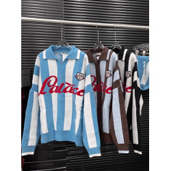 美式復古條紋字母毛衣套裝女韓系時尚小衆設計針織上衣＋辣妹短褲