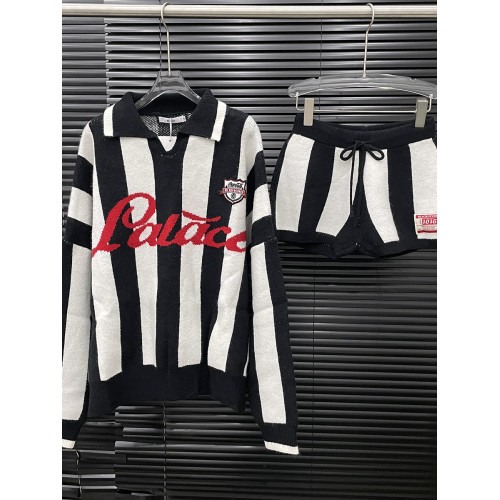 美式復古條紋字母毛衣套裝女韓系時尚小衆設計針織上衣+辣妹短褲 美式復古條紋字母毛衣套裝女韓系時尚小衆設計針織上衣+辣妹短褲