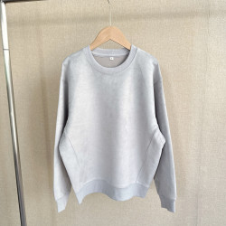 日單 秋冬新款女士麂皮絨圓領長袖衛衣柔軟舒適寬松休閒上衣