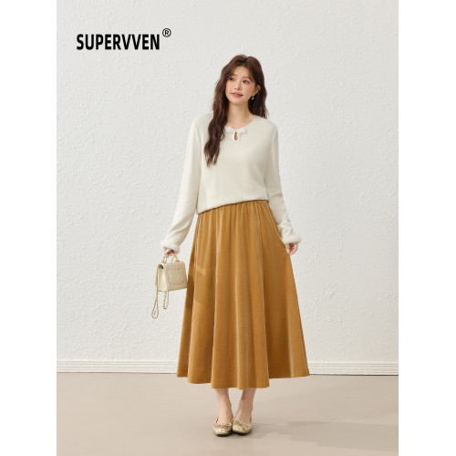 超級文 疏鍾淡月重磅毛衣開衫/整鬟顰黛針織衫/瓊枝玉樹絲絨繖裙