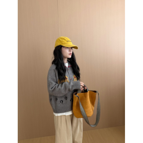 此外 提花翻領加厚毛衣外套女2025秋季新款直筒遮肉韓版針織開衫