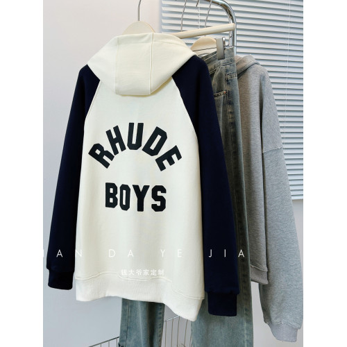 RIIZE拉椅子將太郎同款拼色衛衣女韓版寬松上衣開衫外套2025秋冬 RIIZE拉椅子將太郎同款拼色衛衣女韓版寬松上衣開衫外套2025秋冬