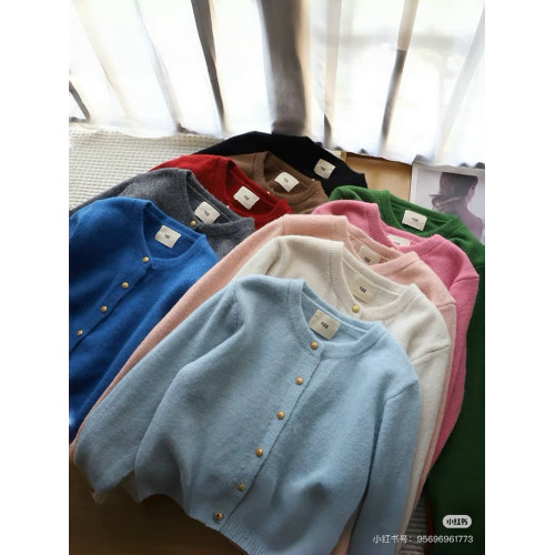 【egg專櫃】～原版小金釦開衫 韓國原單高品質百搭超顯瘦針織外套