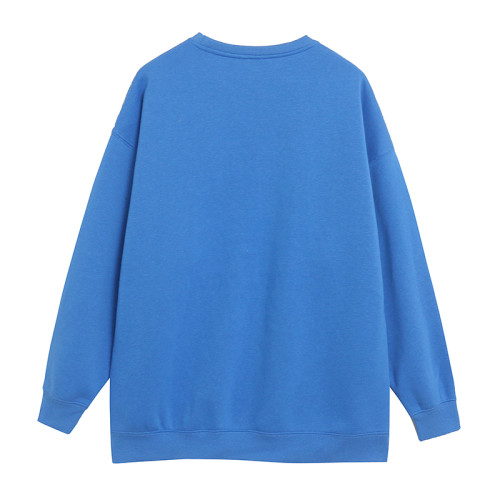 春秋季加絨卡通字母圓領套頭衛衣女寬松大版型中長款減齡上衣 春秋季加絨卡通字母圓領套頭衛衣女寬松大版型中長款減齡上衣