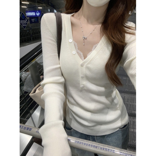 純欲低領修身打底衫女秋冬2025新款內搭高級感毛衣長袖針織衫上衣