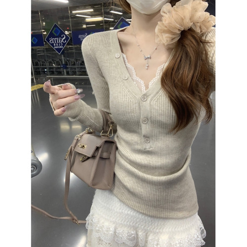 純欲低領修身打底衫女秋冬2025新款內搭高級感毛衣長袖針織衫上衣