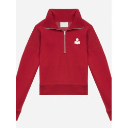 25早秋新款北美小衆IS經典刺綉高領拉鍊開胸短款加絨女士衛衣