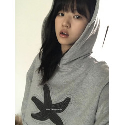 【Nana】韓國thecoldestmoment連帽衛衣女寬松TCM海星上衣男秋冬