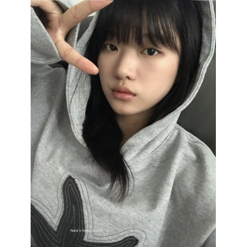 【Nana】韓國thecoldestmoment連帽衛衣女寬松TCM海星上衣男秋冬 【Nana】韓國thecoldestmoment連帽衛衣女寬松TCM海星上衣男秋冬
