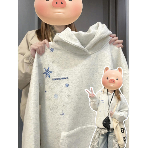 美式復古連帽字母衛衣女春秋寬松運動通勤百搭學院風休閒氣質外套 美式復古連帽字母衛衣女春秋寬松運動通勤百搭學院風休閒氣質外套