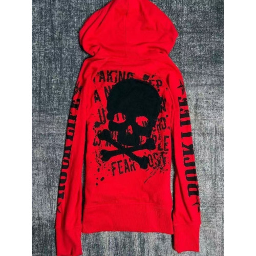 亞文化龐克搖滾暗黑澁穀原宿辣妹長袖衛衣外套骷髏字母收腰開衫 亞文化龐克搖滾暗黑澁穀原宿辣妹長袖衛衣外套骷髏字母收腰開衫