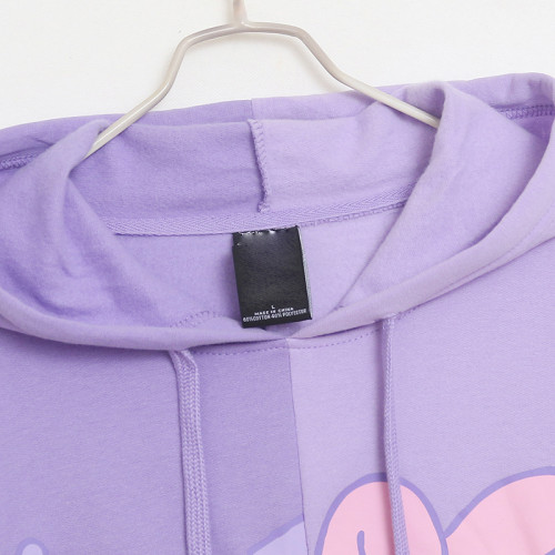 多巴胺~可愛俏皮/卡通動漫連帽衛衣女寬松薄絨舒適減齡帽衫 多巴胺~可愛俏皮/卡通動漫連帽衛衣女寬松薄絨舒適減齡帽衫