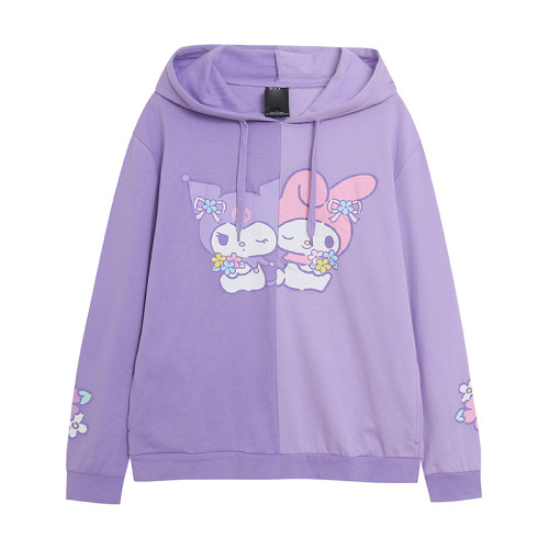 多巴胺~可愛俏皮/卡通動漫連帽衛衣女寬松薄絨舒適減齡帽衫 多巴胺~可愛俏皮/卡通動漫連帽衛衣女寬松薄絨舒適減齡帽衫