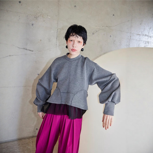 星野家日單 torowee 25新款 時尚拼接圓領衛衣上衣