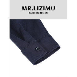 李子木先生美式復古字母印花長袖衛衣女2025秋季新款圓領百搭上衣