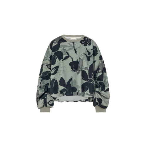 萌主衣閣 曼陀羅衛衣 很難撞款！抽象藝術印花圓領上衣女寬松