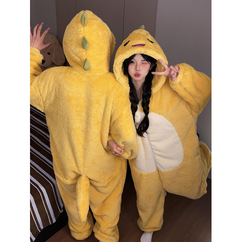 親子裝睡衣一家三口小奶龍冬天衣服母女2025新款兒童家居服連體衣 親子裝睡衣一家三口小奶龍冬天衣服母女2025新款兒童家居服連體衣