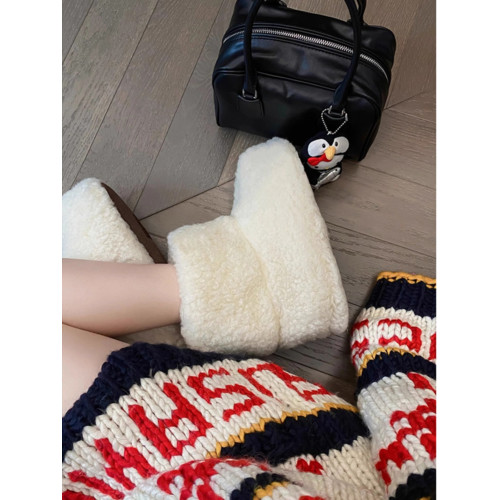 重工新年聖誕紅色費爾島拉鍊毛衣外套女秋冬慵懶中長款針織開衫厚