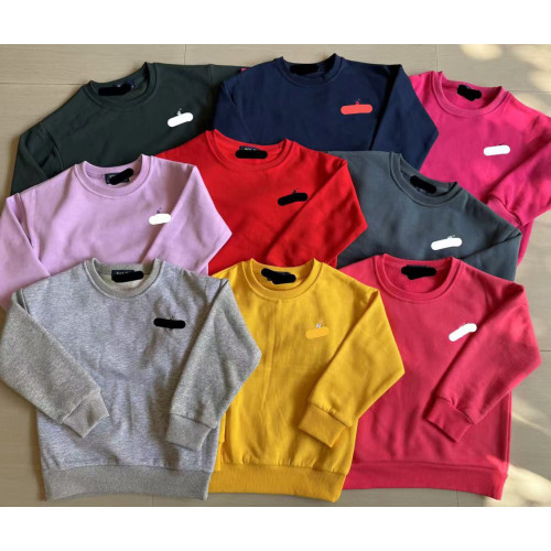 男女童加絨衛衣冬天兒童紅色運動衣保暖圓領上衣洋氣親子裝 男女童加絨衛衣冬天兒童紅色運動衣保暖圓領上衣洋氣親子裝