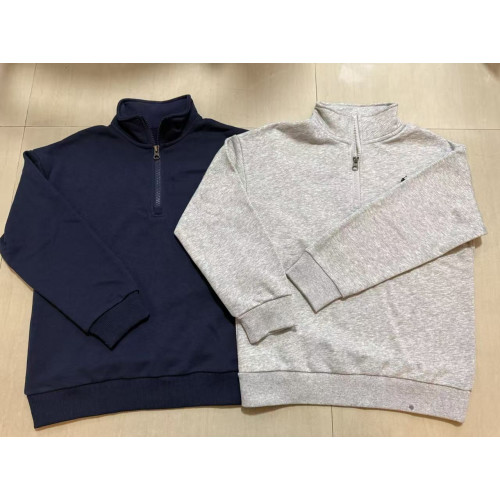 男孩衛衣毛圈春秋運動衣半拉鍊帽衫秋裝立領兒童運動服親子裝 男孩衛衣毛圈春秋運動衣半拉鍊帽衫秋裝立領兒童運動服親子裝