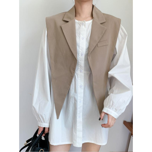 網紅韓版親子裝2025秋新款潮洋氣母女裝長款襯衫裙西裝披肩兩件套 網紅韓版親子裝2025秋新款潮洋氣母女裝長款襯衫裙西裝披肩兩件套