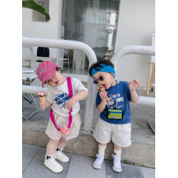 高級炸街不一樣的親子裝夏裝一家三口四口母子母女夏款短袖T恤潮