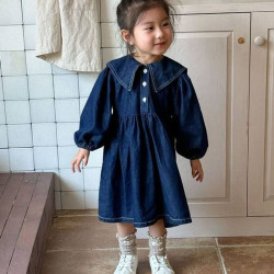 兒童兄妹裝牛仔外套2025新款親子裝春裝姐弟裝洋氣襯衫春秋套裝