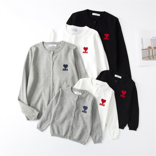 女童針織開衫兒童親子裝母女裝薄款毛衣外套中小童寶寶春秋款 女童針織開衫兒童親子裝母女裝薄款毛衣外套中小童寶寶春秋款