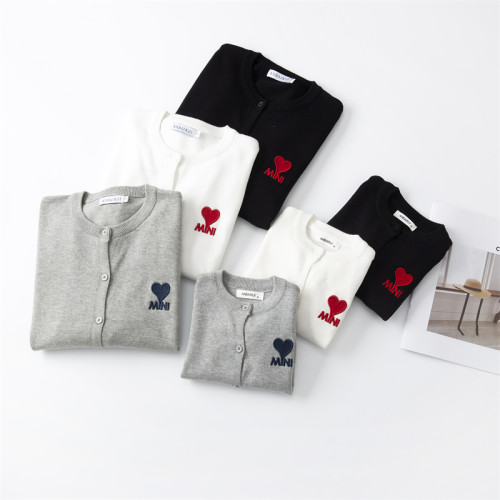 女童針織開衫兒童親子裝母女裝薄款毛衣外套中小童寶寶春秋款 女童針織開衫兒童親子裝母女裝薄款毛衣外套中小童寶寶春秋款