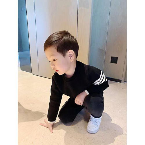 親子裝母女裝毛衣2024秋冬新款網紅時髦條紋上衣小女孩套頭針織衫 親子裝母女裝毛衣2024秋冬新款網紅時髦條紋上衣小女孩套頭針織衫