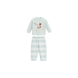 whitewheat男童2025秋冬新款套裝女寶寶家居服連體衣親子裝母女子