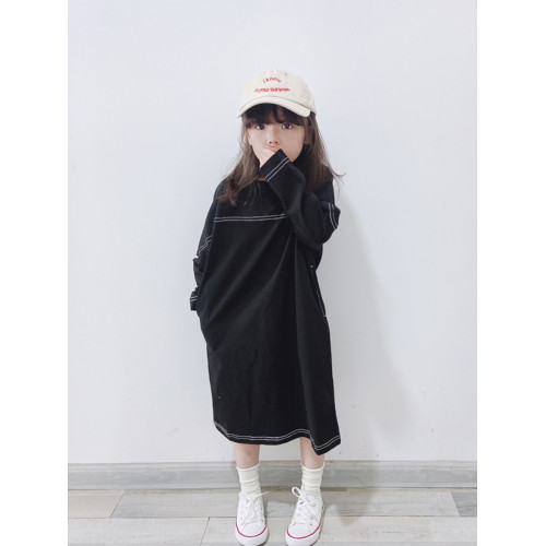 日系親子裝春秋女童洋氣純棉長袖衛衣連衣裙長款裙子寬松母女裝 日系親子裝春秋女童洋氣純棉長袖衛衣連衣裙長款裙子寬松母女裝