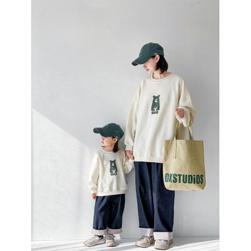 高級炸街親子裝衛衣春秋三口親子裝圓領純棉加絨衛衣母女裝母子潮 高級炸街親子裝衛衣春秋三口親子裝圓領純棉加絨衛衣母女裝母子潮