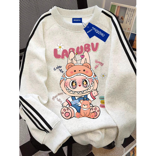 純棉一家三口親子裝圓領衛衣2025春冬款百搭寬松加厚加絨男女童潮 純棉一家三口親子裝圓領衛衣2025春冬款百搭寬松加厚加絨男女童潮