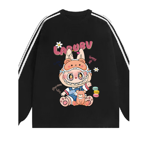 純棉一家三口親子裝圓領衛衣2025春冬款百搭寬松加厚加絨男女童潮 純棉一家三口親子裝圓領衛衣2025春冬款百搭寬松加厚加絨男女童潮