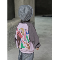 高級親子裝一家三口四口衛衣炸街母女母子嬰兒兄妹姐弟秋冬款童裝