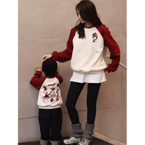 高級親子裝一家三口四口衛衣炸街母女母子嬰兒兄妹姐弟秋冬款童裝 高級親子裝一家三口四口衛衣炸街母女母子嬰兒兄妹姐弟秋冬款童裝