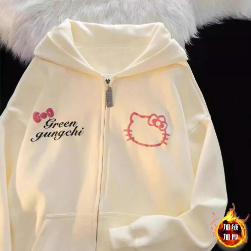 兒童連帽外套加絨衛衣女大童2025新款秋冬季開衫拉鍊親子裝上衣服 兒童連帽外套加絨衛衣女大童2025新款秋冬季開衫拉鍊親子裝上衣服