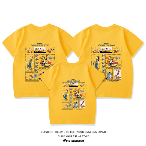 特別的親子裝一家三口母子母女裝夏裝上衣女潮2025年新款短袖t恤